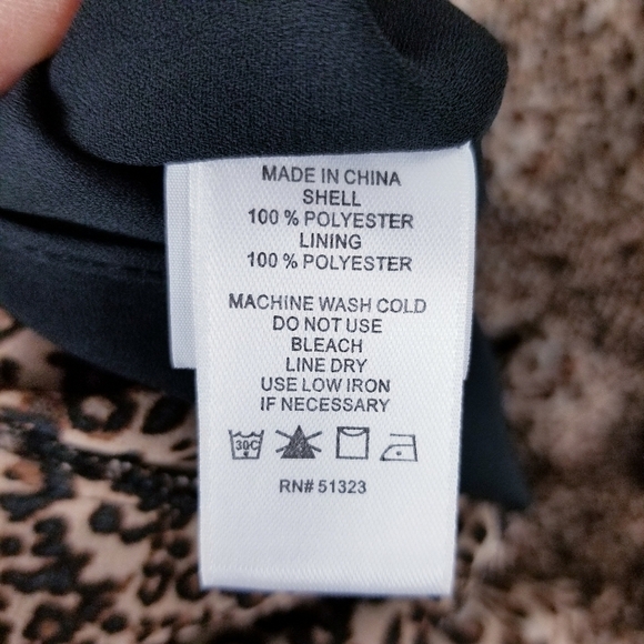 1. STATE Leopard Print Ruffled Smock Waist Midi Evening Dress NWT Medium - Picture 7 of 11